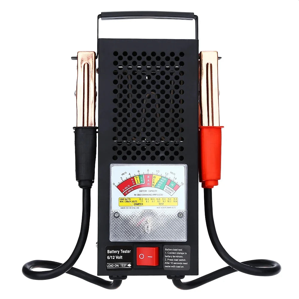 BT-100 battery load tester and voltmeter