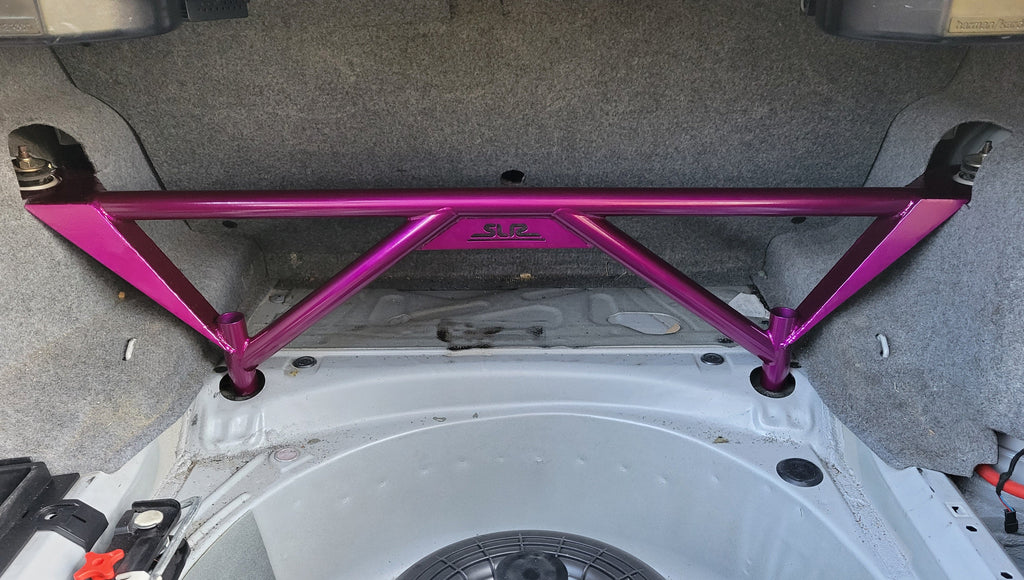E46 BMW Rear Floor Subframe to Shock Tower Brace