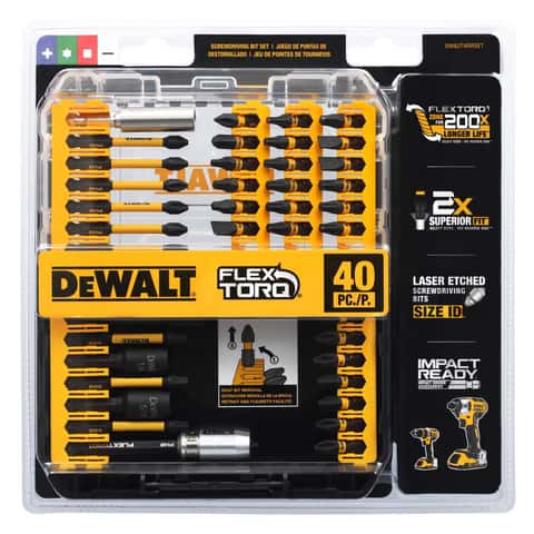 DeWalt DWA2T40IRSET Flextorq 40pc Screwdriving Bit Set