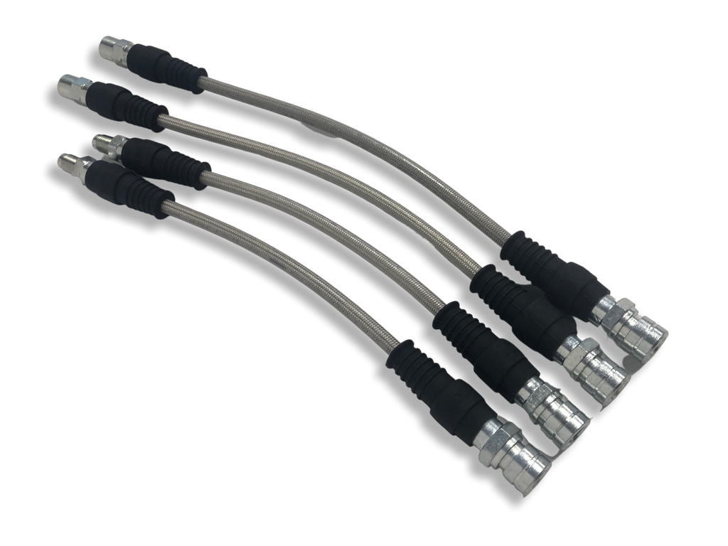 PMB Performance DirectFit Stainless-Steel Brake Lines - Set of 4 - 1964-68 Porsche 911/912