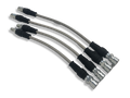 PMB Performance DirectFit Stainless-Steel Brake Lines - Set of 4 - 1964-68 Porsche 911/912