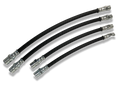PMB Performance DirectFit Rubber Brake Lines - Set of 4 - 1969-83 Porsche 911/912