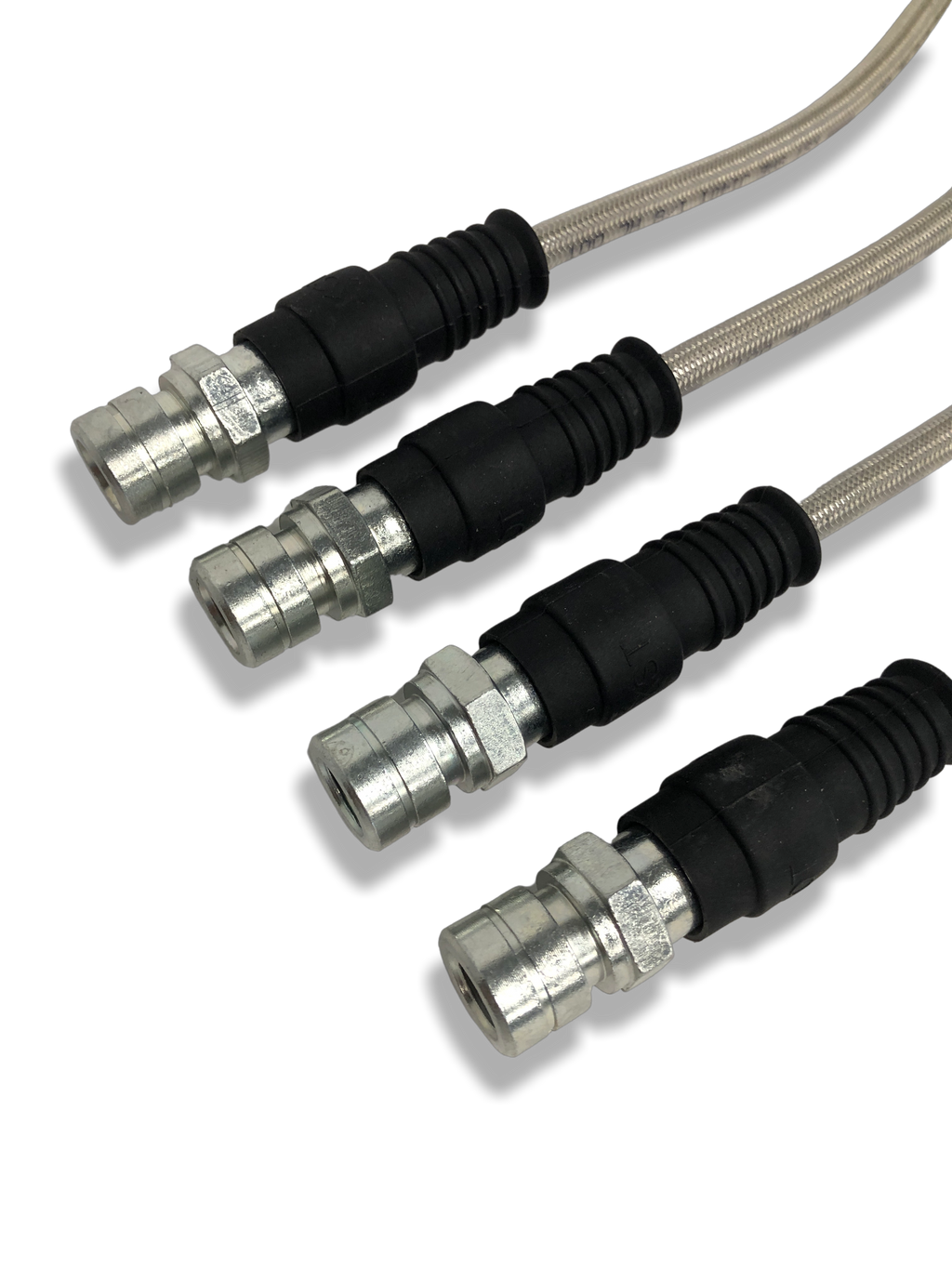 PMB Performance DirectFit Stainless-Steel Brake Lines - Set of 4 - 1969-83 Porsche 911/912
