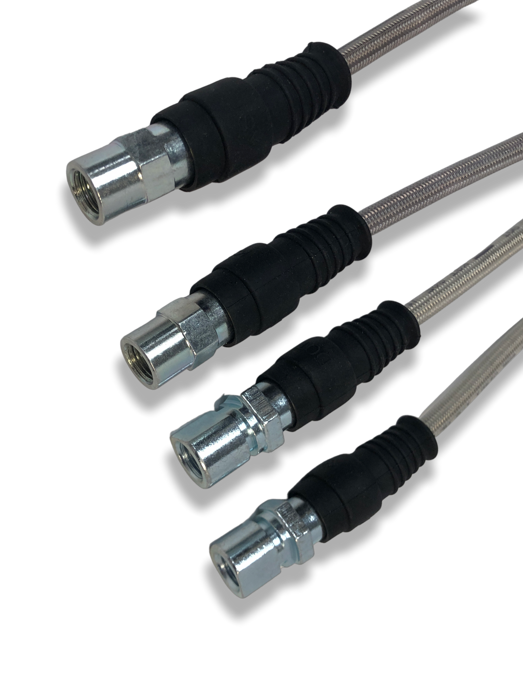 PMB Performance DirectFit Stainless-Steel Brake Lines - Set of 4 - 1989-94 Porsche 964