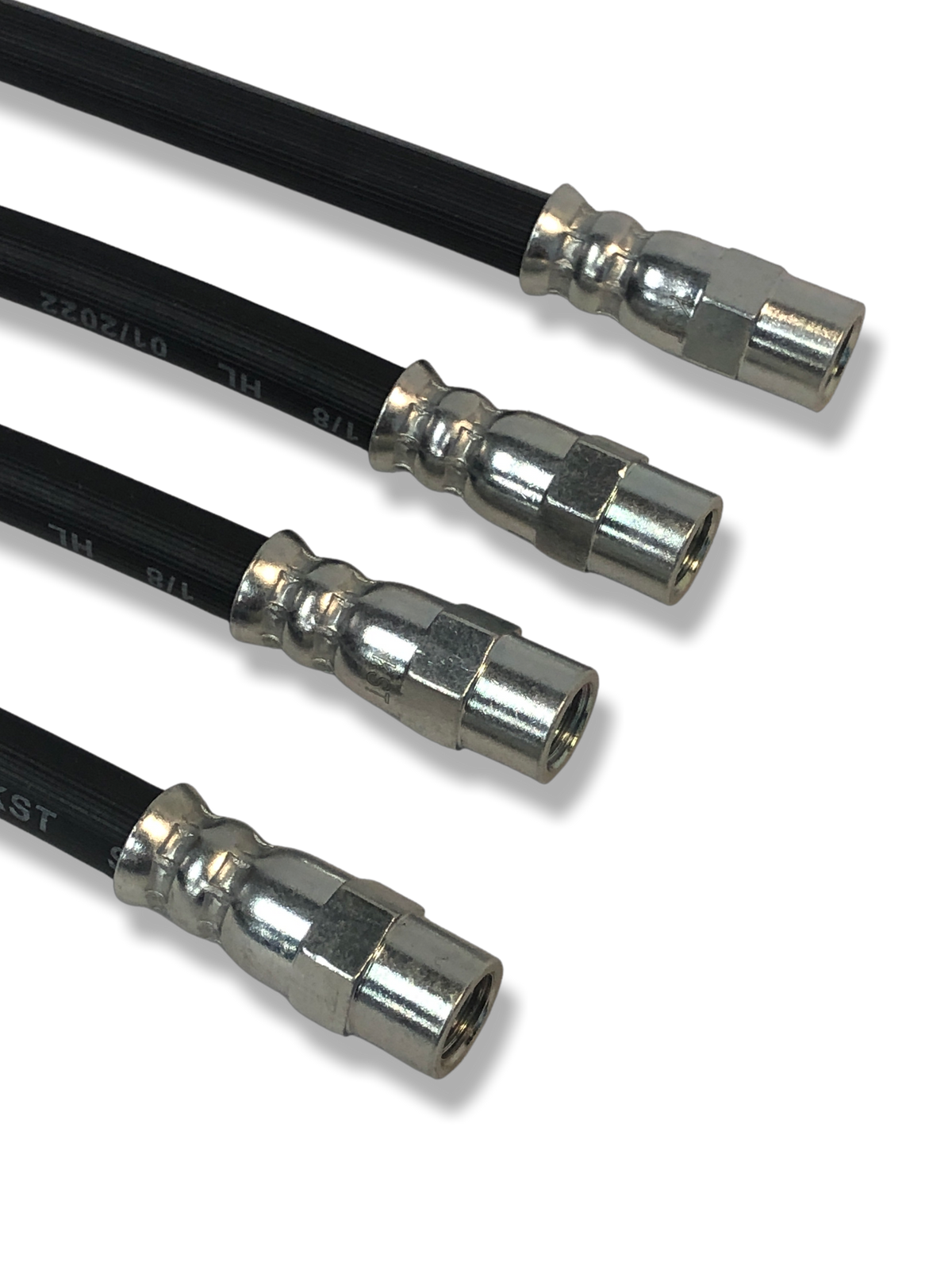 PMB Performance DirectFit Rubber Brake Lines - Set of 4 - 1970-72.8 Porsche 914-4/914-6
