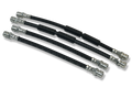 PMB Performance DirectFit Rubber Brake Lines - Set of 4 - 1973-76 Porsche 914-4