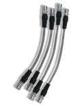 PMB Performance DirectFit Stainless-Steel Brake Lines - Set of 4 - 1973-76 Porsche 914-4