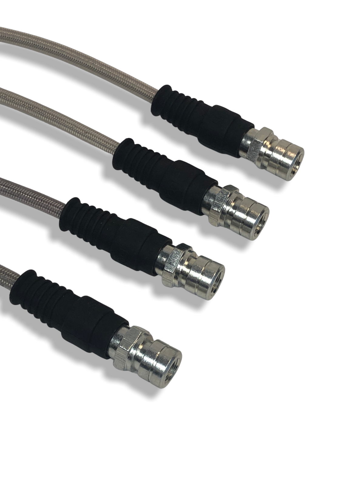 PMB Performance DirectFit Stainless-Steel Brake Lines - Set of 4 - 1973-76 Porsche 914-4