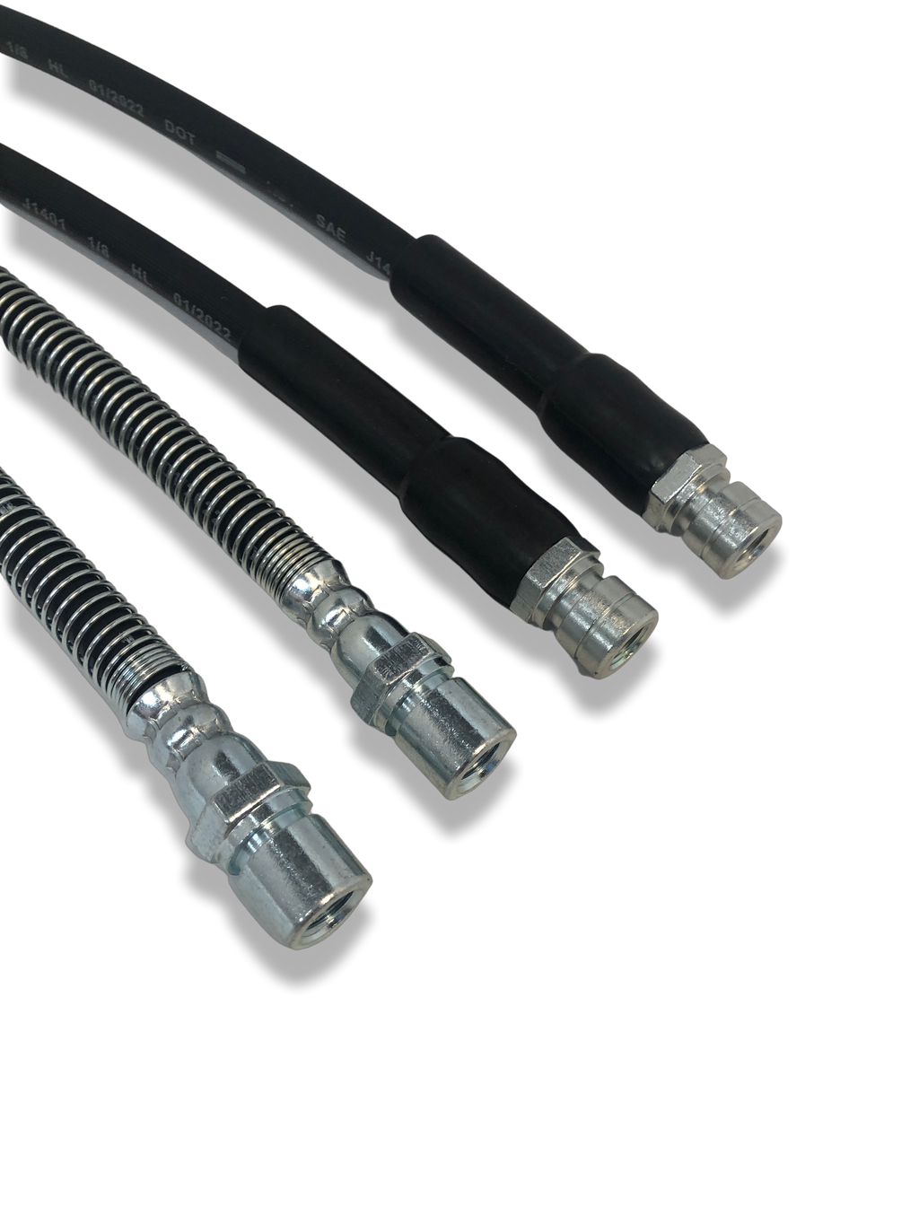 PMB Performance DirectFit Rubber Brake Lines - Set of 4 - 1978-86 Porsche 928
