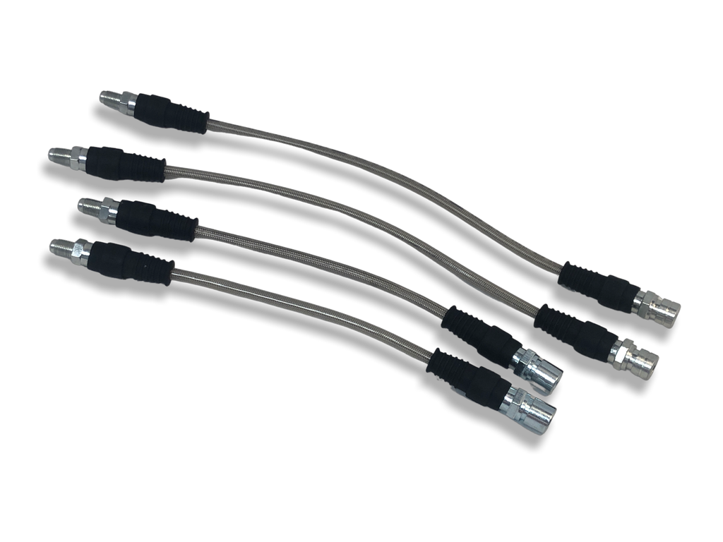 PMB Performance DirectFit Stainless-Steel Brake Lines - Set of 4 - 1978-86 Porsche 928