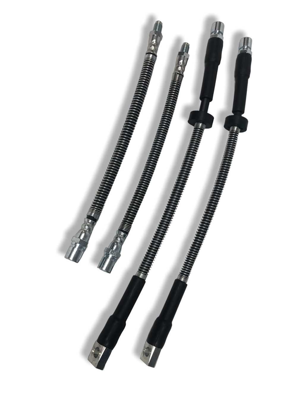 PMB Performance DirectFit Rubber Brake Lines - Set of 4 - 1983-95 Porsche 928 (alloy calipers)