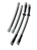 PMB Performance DirectFit Rubber Brake Lines - Set of 4 - 1983-95 Porsche 928 (alloy calipers)