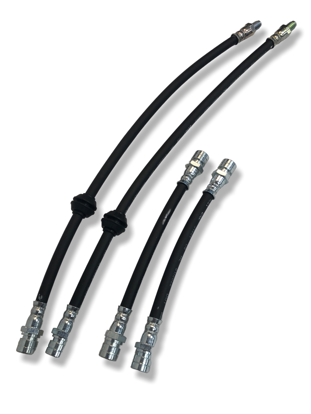 PMB Performance DirectFit Rubber Brake Lines - Set of 4 - 1976-89 Porsche 924/944