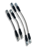 PMB Performance DirectFit Stainless-Steel Brake Lines - Set of 4 - 1990-95 Porsche 968/944S2
