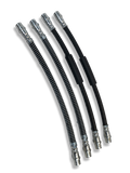 PMB Performance DirectFit Rubber Brake Lines - Set of 4 - 2005-12 Porsche Boxster/Cayman