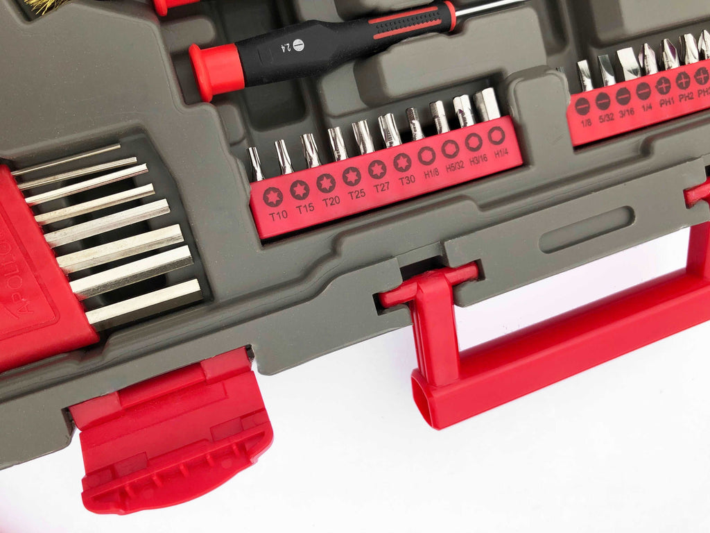 95 Piece Mechanics Tool Set in Metric and SAE for Small Engine, Mechanical and General Repairs – DT1242
