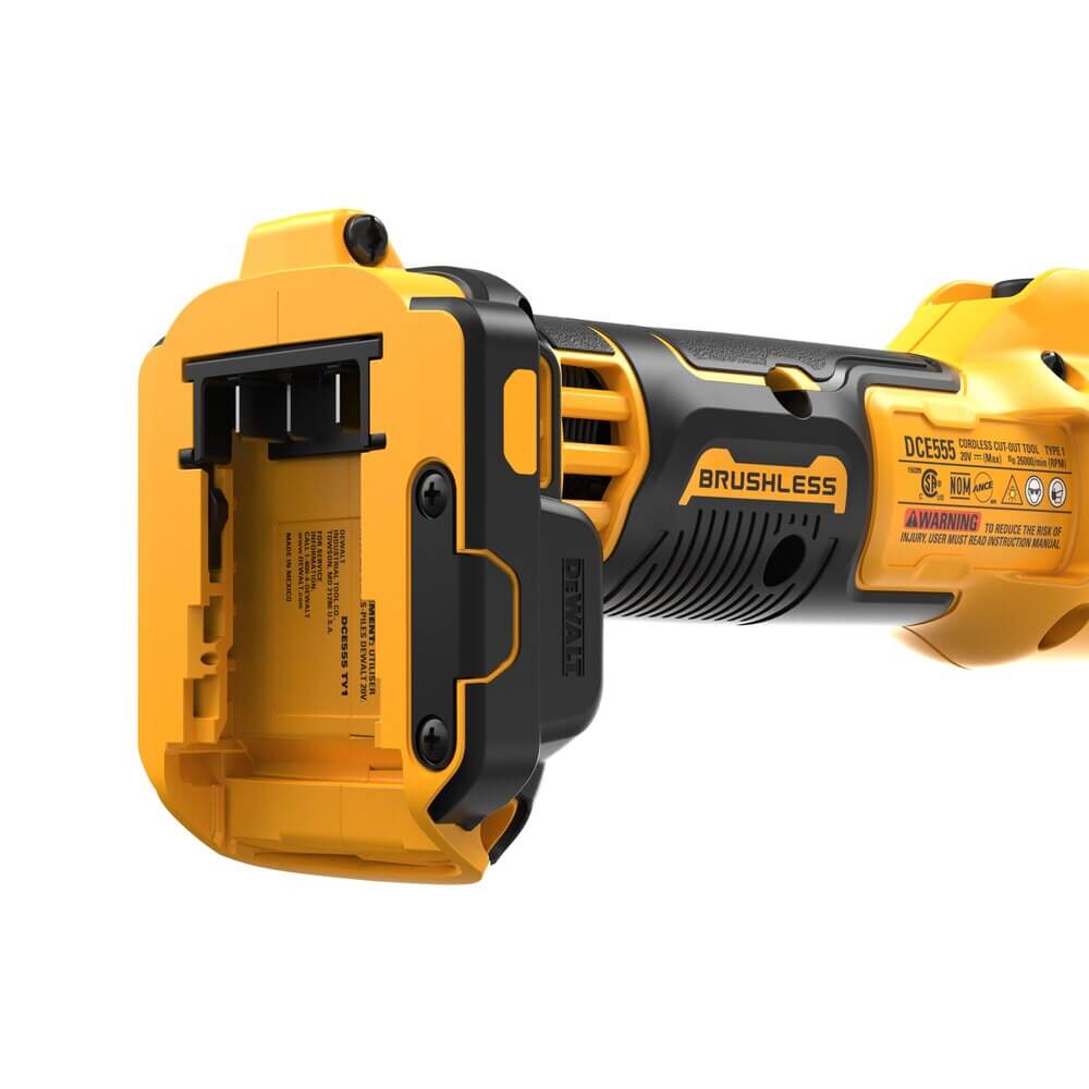 DEWALT DCE555B 20V MAX* XR® Brushless Drywall Cut-Out Tool (Tool Only)