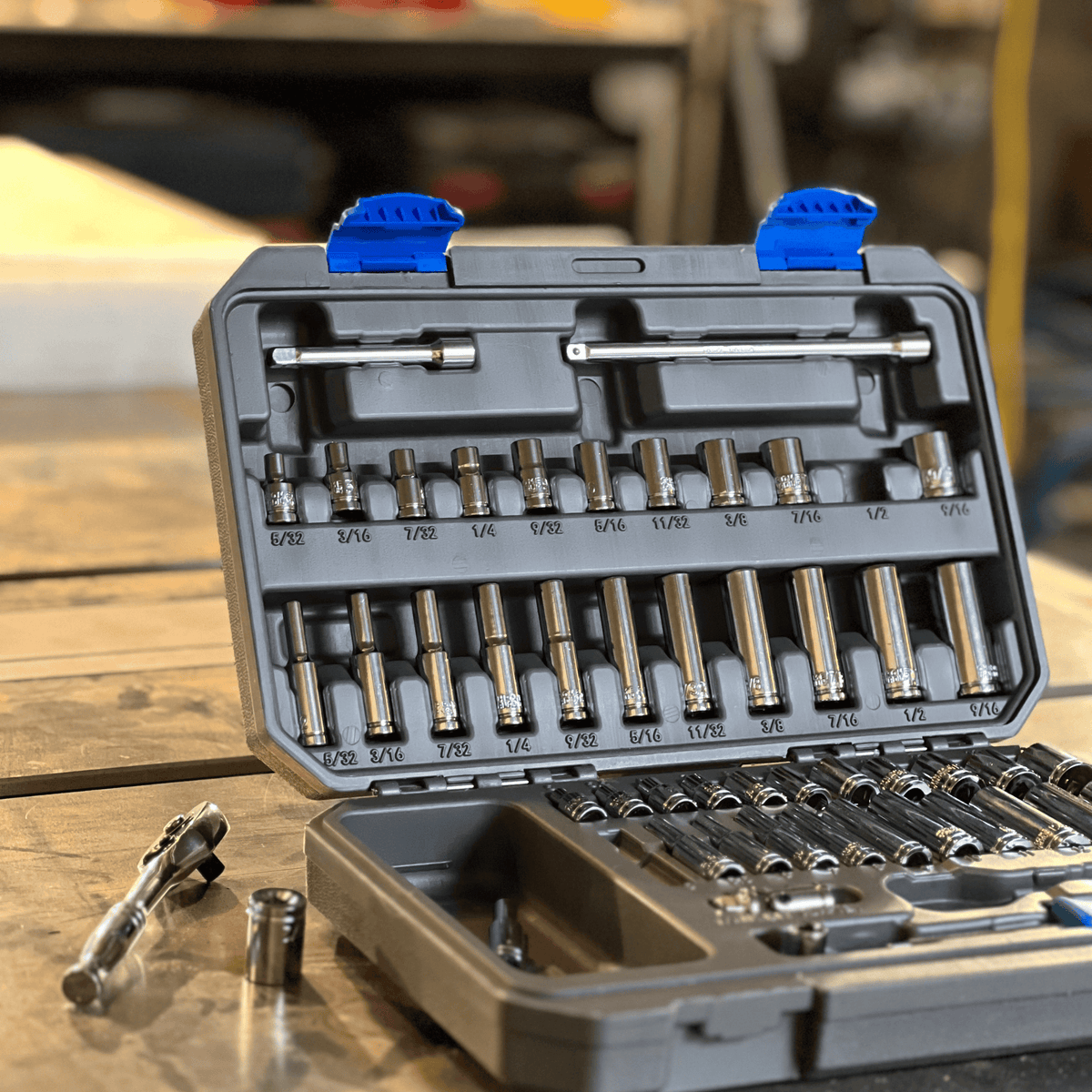 APOLLO TOOLS - DT0004-50 Piece ¼” Drive Socket Set