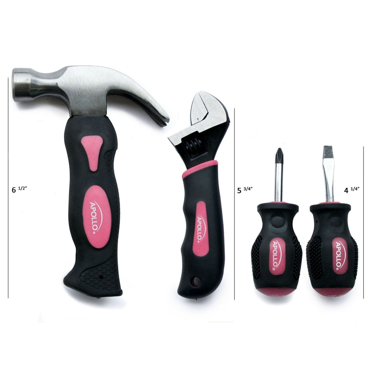 Four Piece Stubby Tool Set - Pink- DT0240P