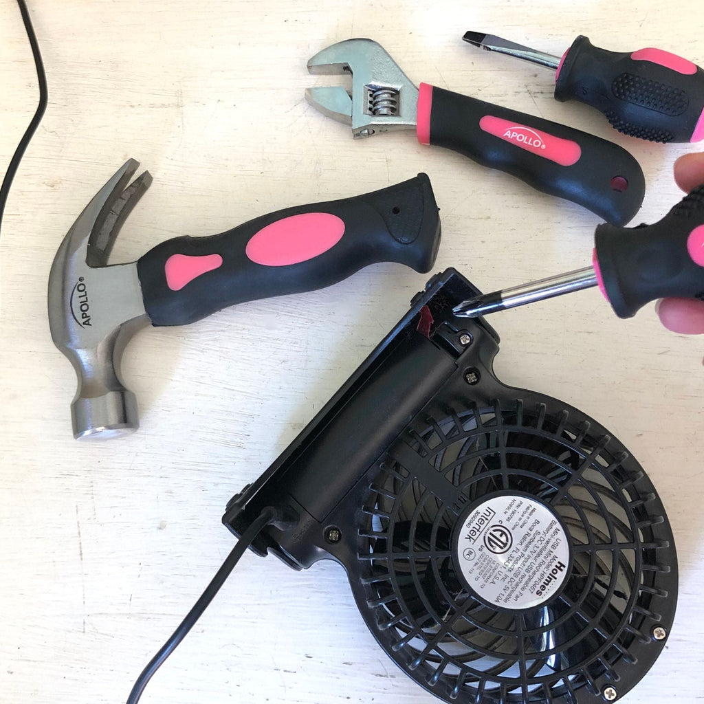 Four Piece Stubby Tool Set - Pink- DT0240P