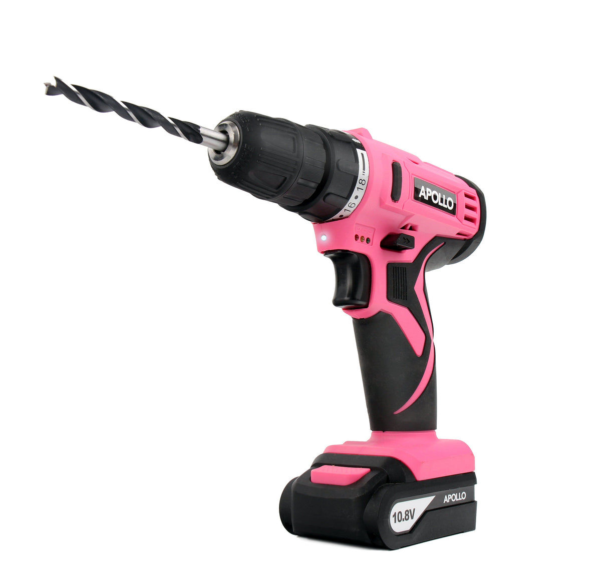 10.8 Volt Lithium-Ion Cordless Drill with 30 Piece Accessory Set PINK - DT4937P