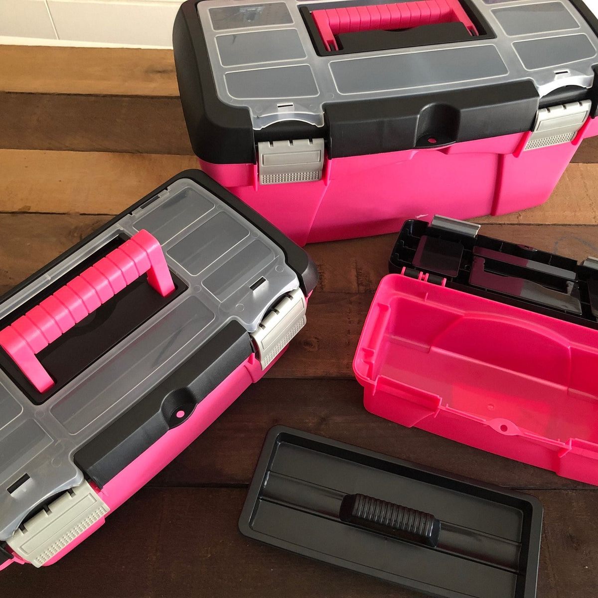 3 Piece Tool Box - Pink - DT5005P