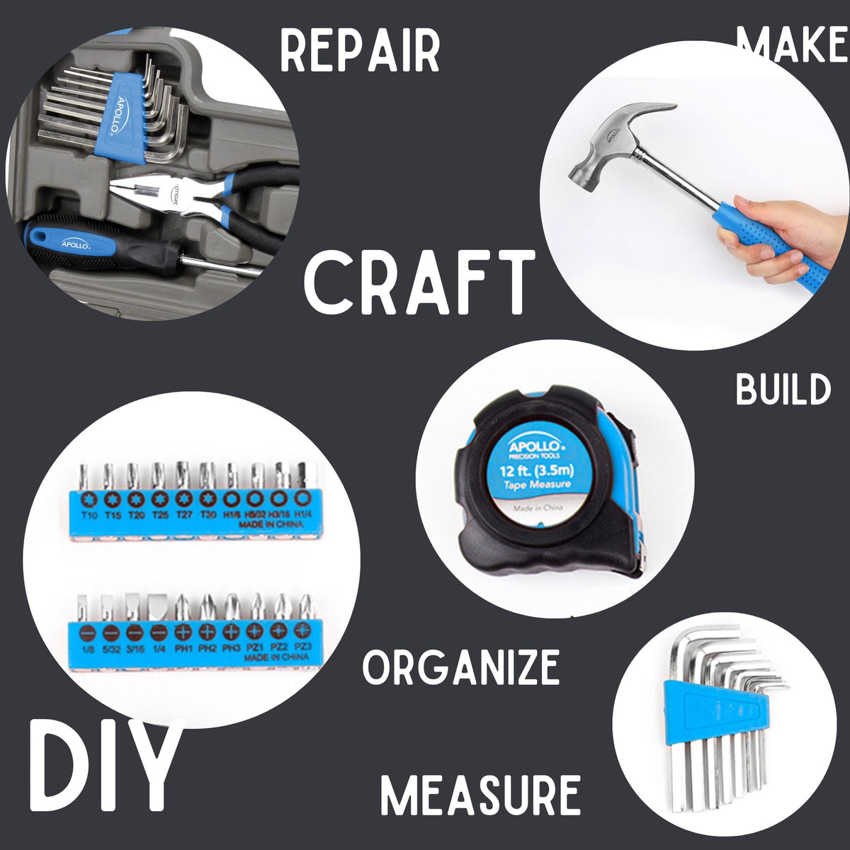 39 Piece General Tool Kit - DT9706BL
