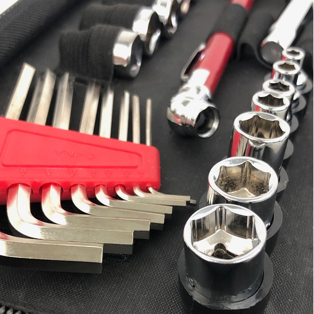 56 Piece SAE Auto Tool Set In Zipper Case - DT9774