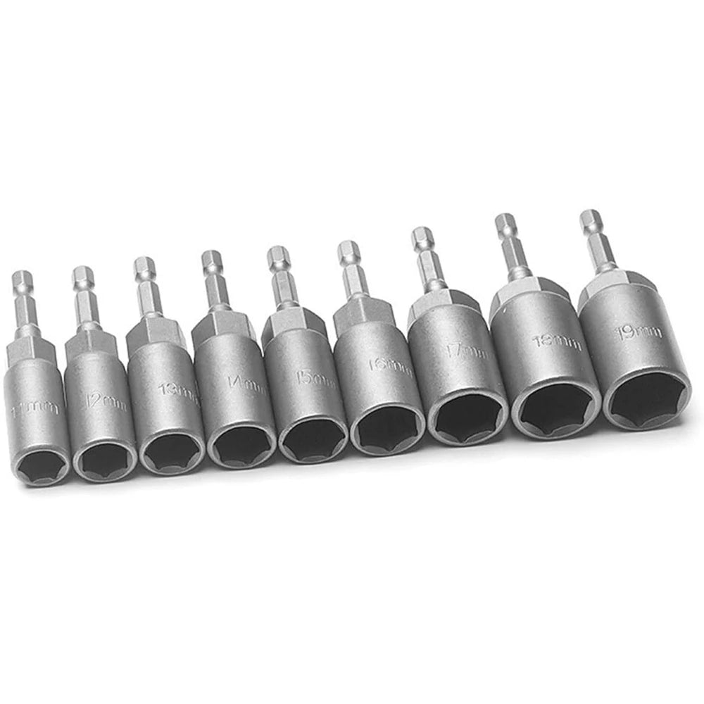 Deep Nut Driver Set - Hex Shank Power Tool Accessory Kit | Wrench Haus