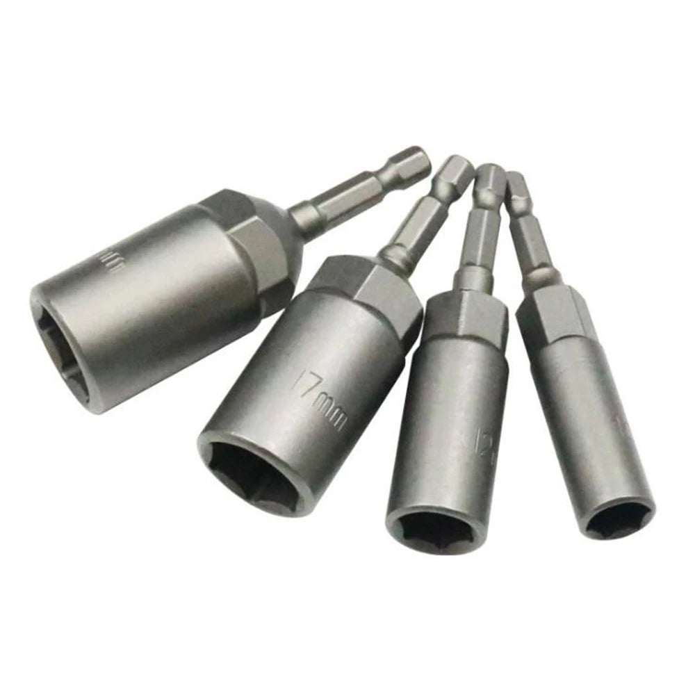 Power Nut Driver Bits - Deep Socket Hex Shank Accessory | Wrench Haus