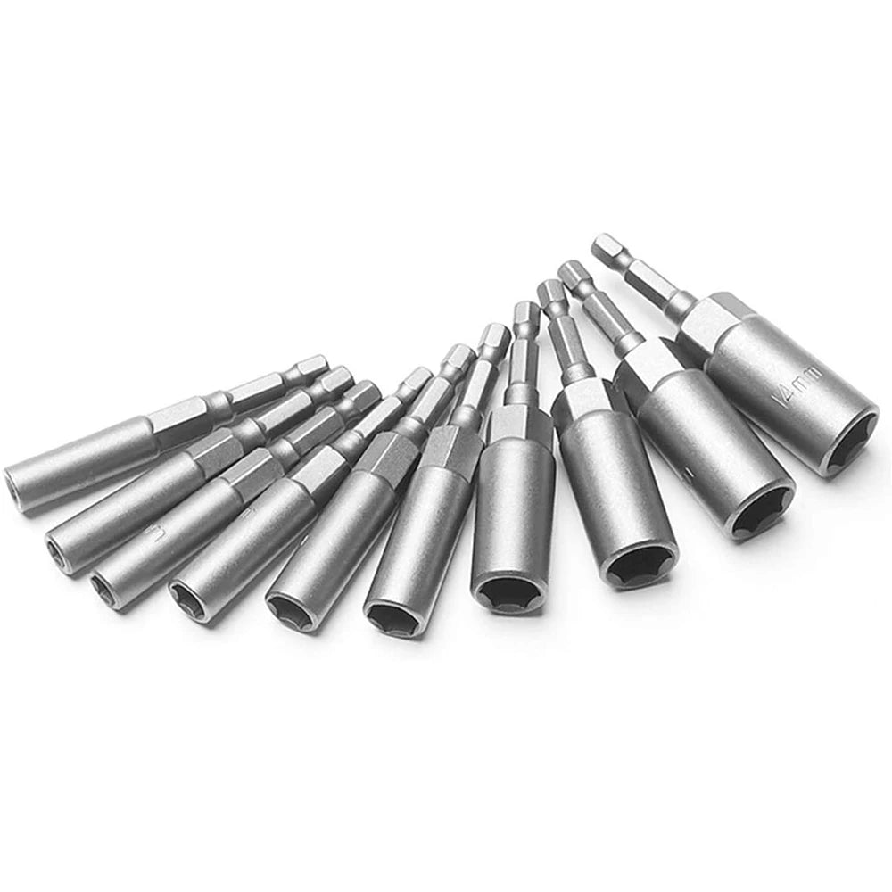 Power Nut Driver Bit Set - Extended Length Workshop Tool | Wrench Haus