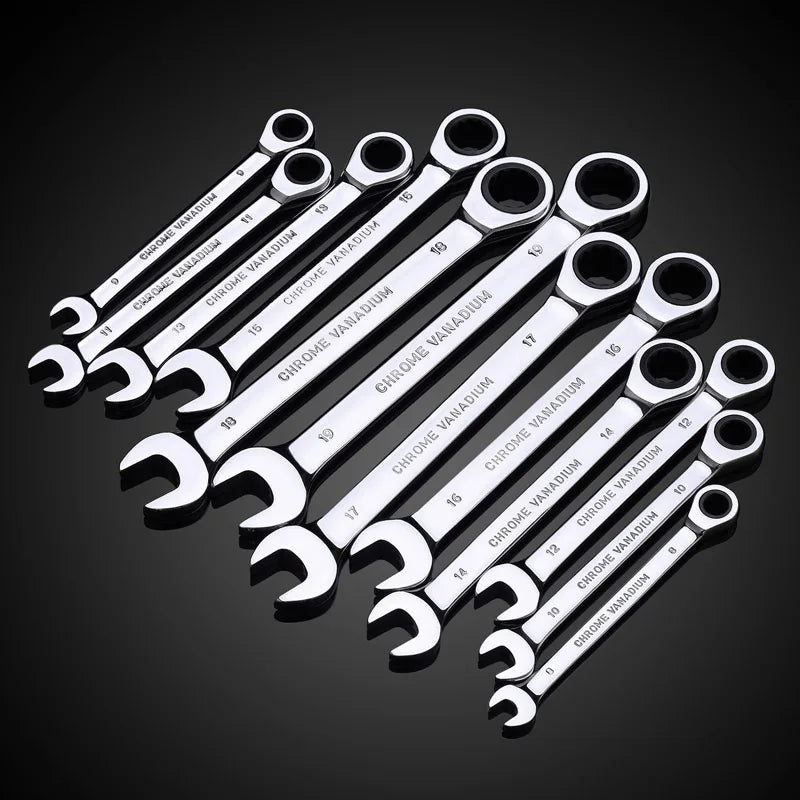 12-Point Ratcheting Combination Wrench Set - view 4 | Wrench Haus