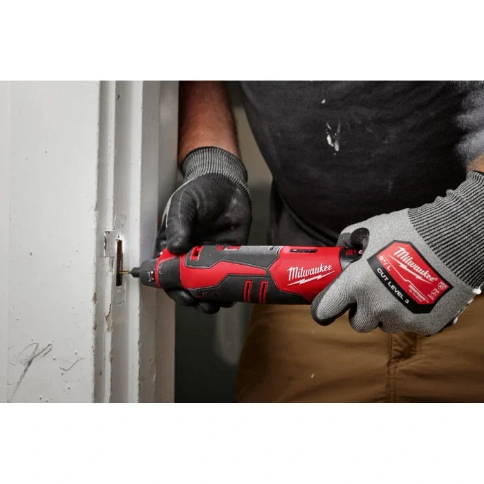 Milwaukee 2525-21 M12 Brushless Rotary Tool Kit - rotary tool cutting tile grout