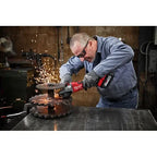Milwaukee 2887-20 M18 FUEL™ 5" Flathead Braking Grinder, Slide Switch Lock-On (Tool Only)