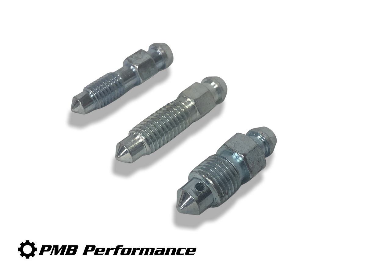 M7x1 Bleeder Valves for Late Porsche 914 (73-76) - Set of Four Front or Rear