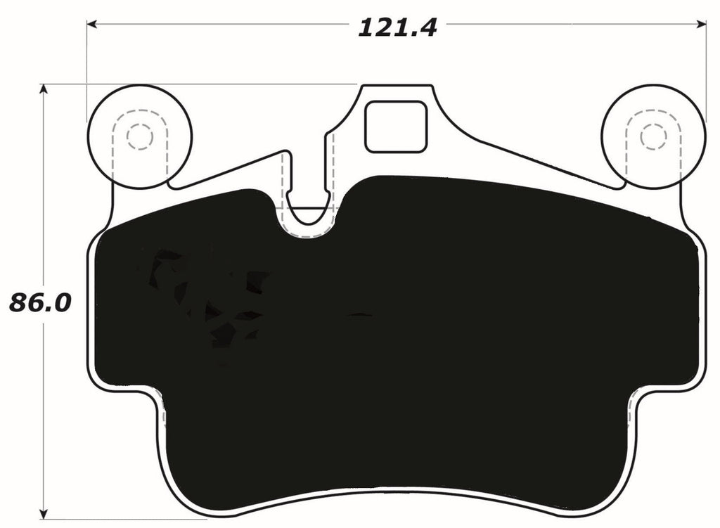 PMB-C Ceramic Pads for Porsche 997 3.8 Carrera S (2009-2012) Rear