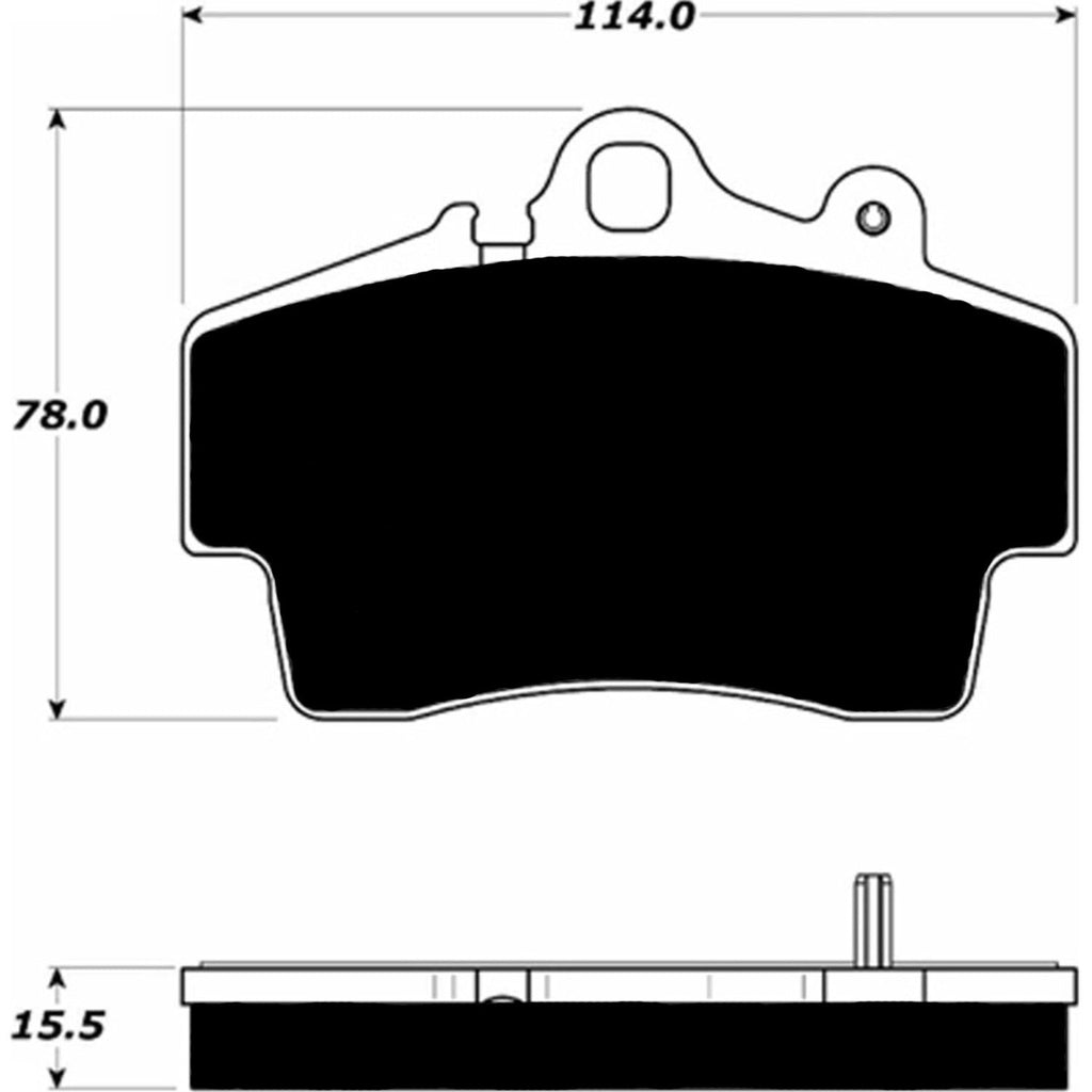 PMB-C Ceramic Pads for Porsche 987 Base Cayman (2005-2012) Front