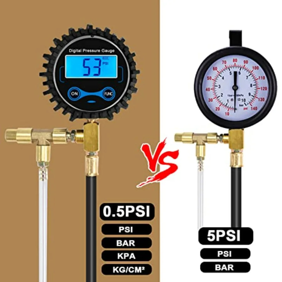 Fuel Pressure Gauge - Digital Diagnostic Tool Kit | Wrench Haus