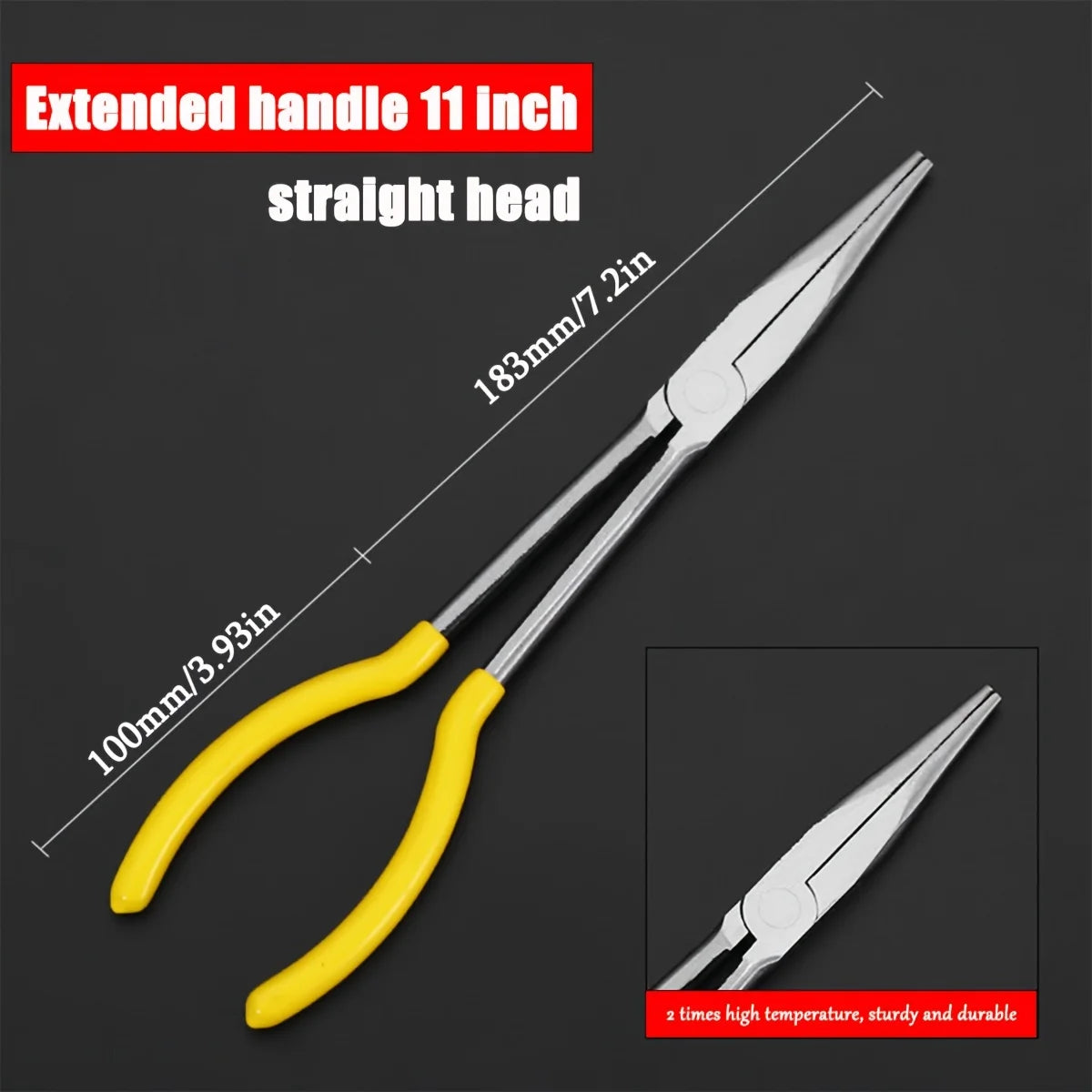 Long Reach Plier - Handle Grip Detail | Wrench Haus