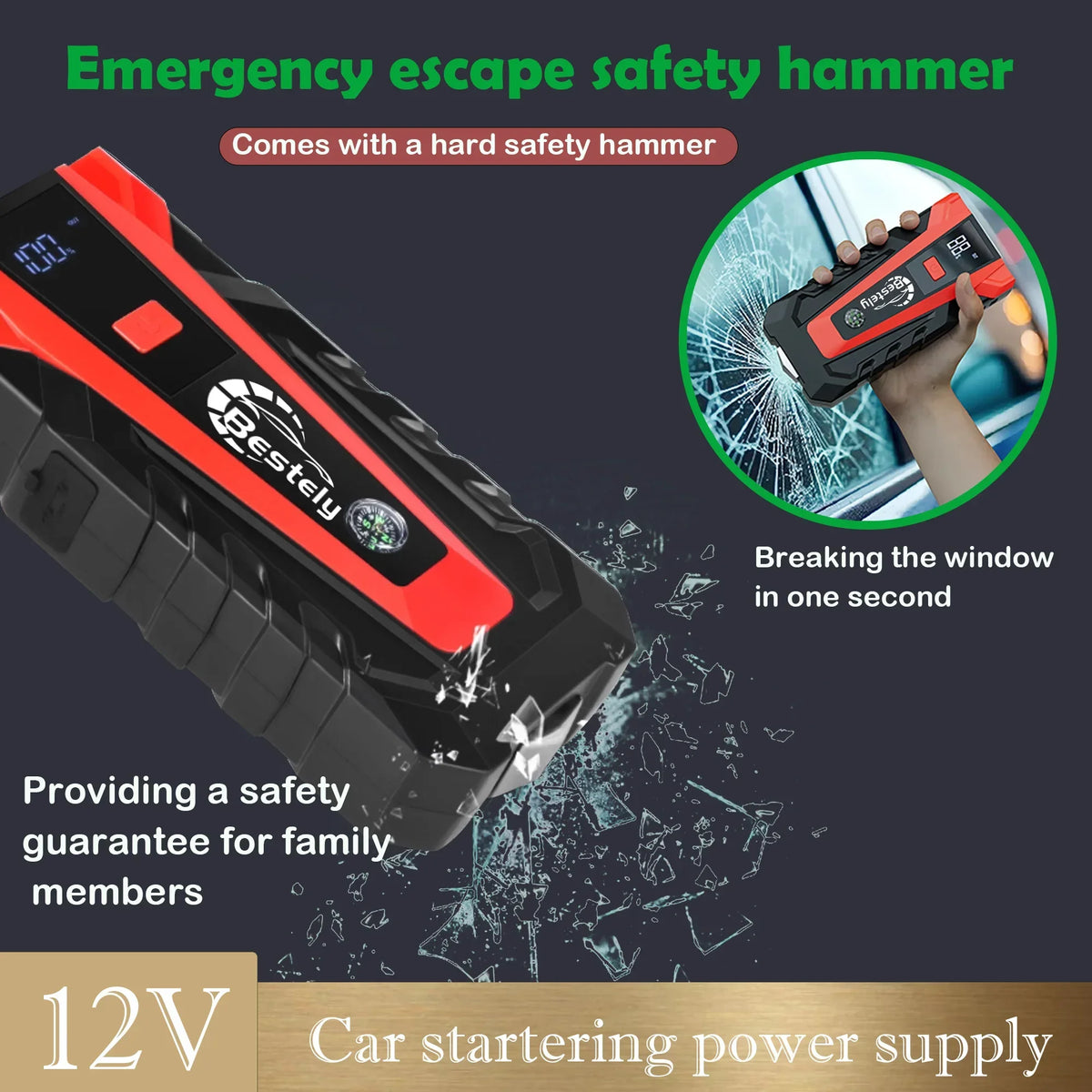 3000A Portable Car Jump Starter - view 5 | Wrench Haus