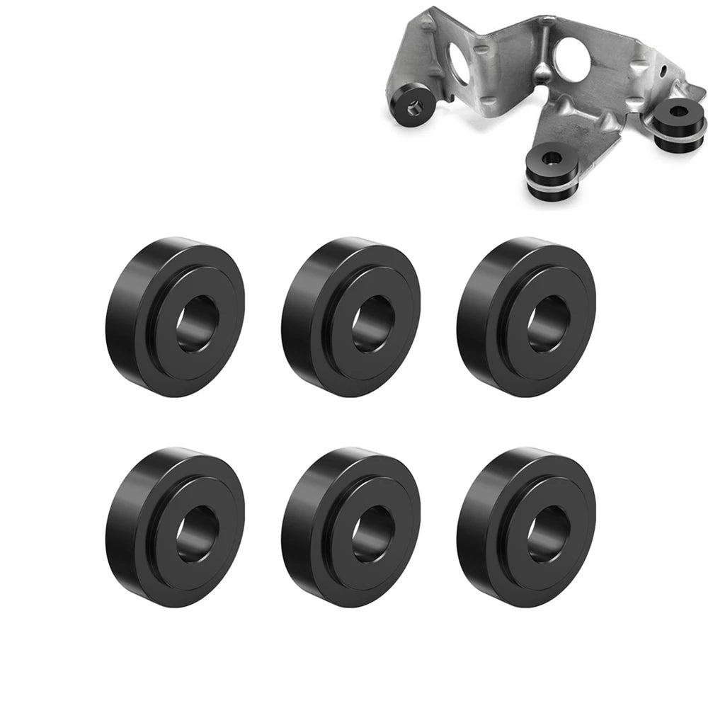 Schaltkulissen-Buchsen aus massivem Aluminium | VW 02A 02J 02M 02Q | Golf 5/6, Passat B6/B7, Audi A3, TT