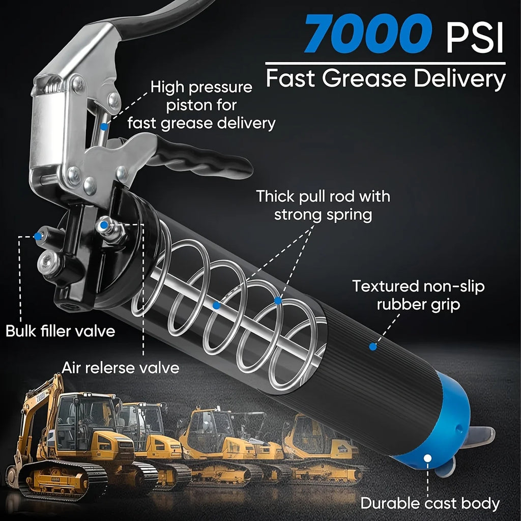 Lubrication Tool - 7000 PSI Grease Gun Kit | Wrench Haus