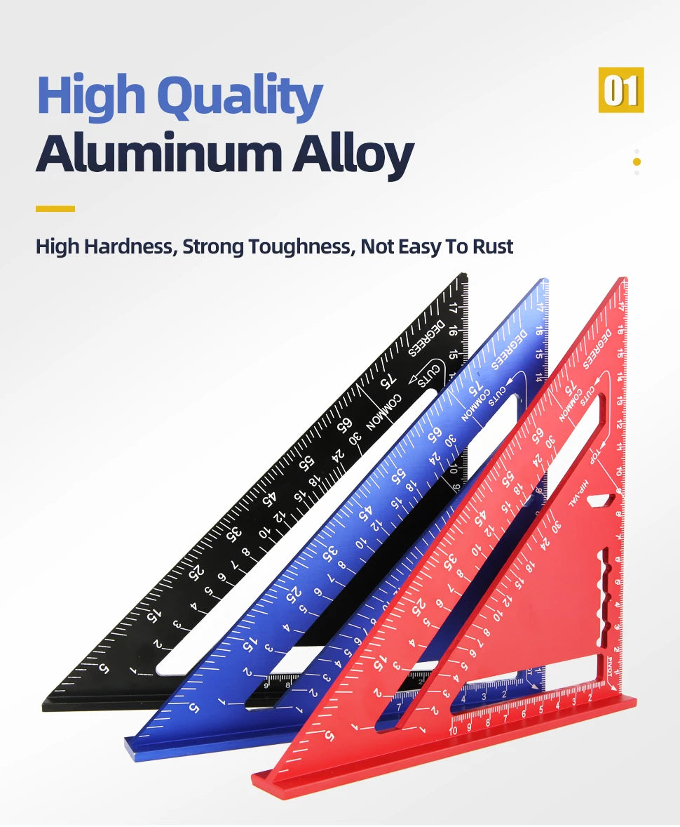 7 Inch Try Square - Imperial Scale Carpenter Tool | Wrench Haus