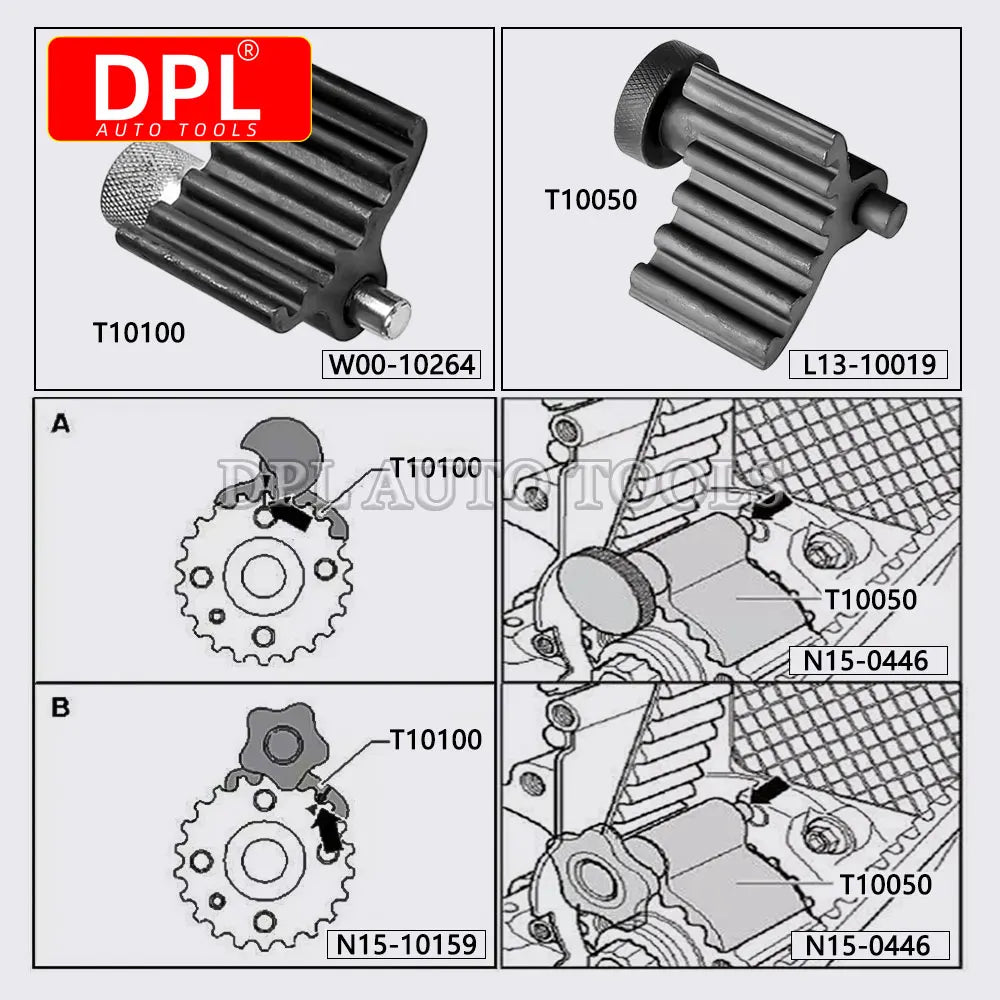 Diesel Timing Kit - Tensioner Pulley Locking Pin Set | Wrench Haus