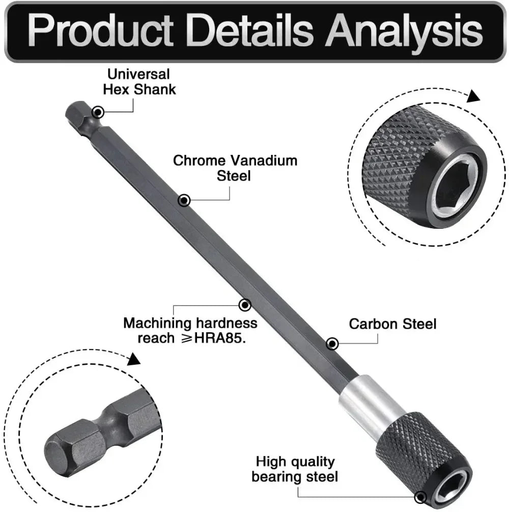 Magnetic Bit Holder Extension Set - view 8 | Wrench Haus