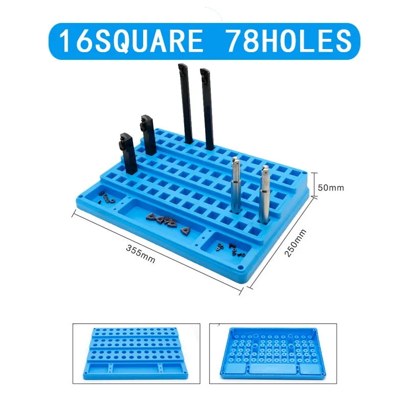 Collet Organizer - 10-12 Square Hole Storage Box | Wrench Haus
