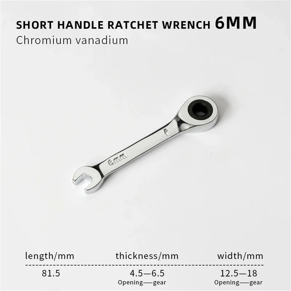 Reversible Stubby Combination Wrench Set - view 5 | Wrench Haus