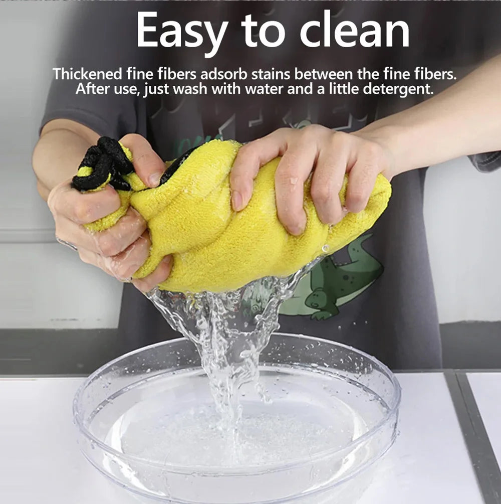 Hemmed Microfiber Car Wash Towel - 30x30cm & 60cm Drying Cloths