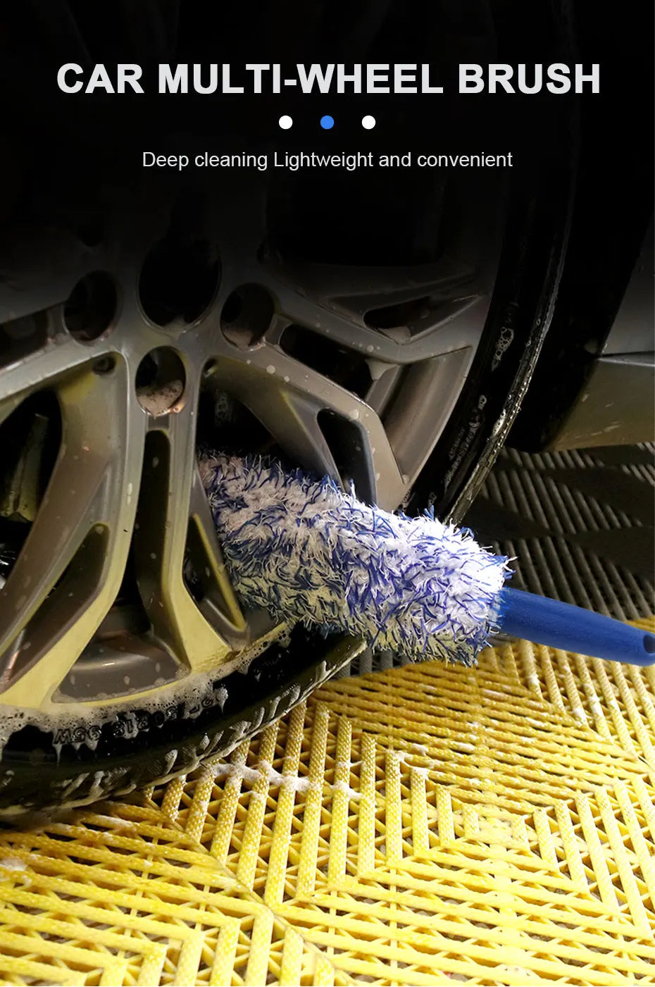 Car Rim Cleaning Brush - view 5 | Wrench Haus