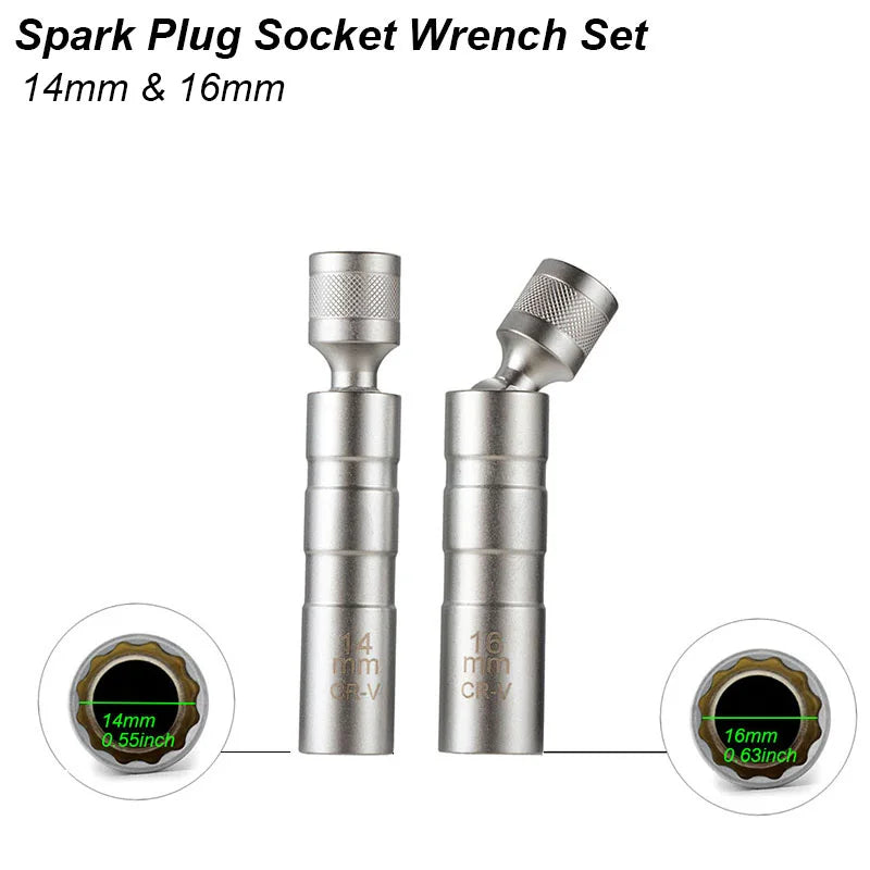 Magnetic Swivel Spark Plug Socket - Socket Depth Detail | Wrench Haus